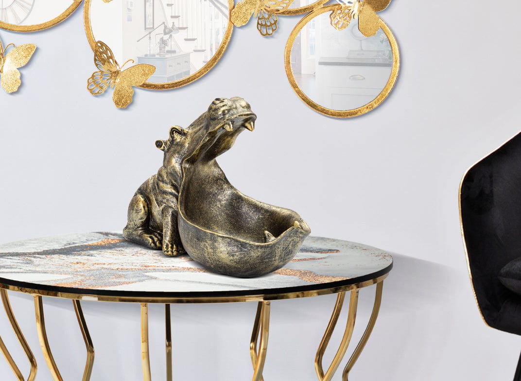 Mauro Ferretti HIPPOPOTAMUS DECOR CM 30X16X22