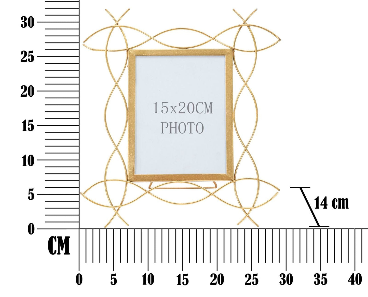 Mauro Ferretti IRON GRAME GLAM X CM 29,5X14X32 (PHOTO SIZE 15X20)