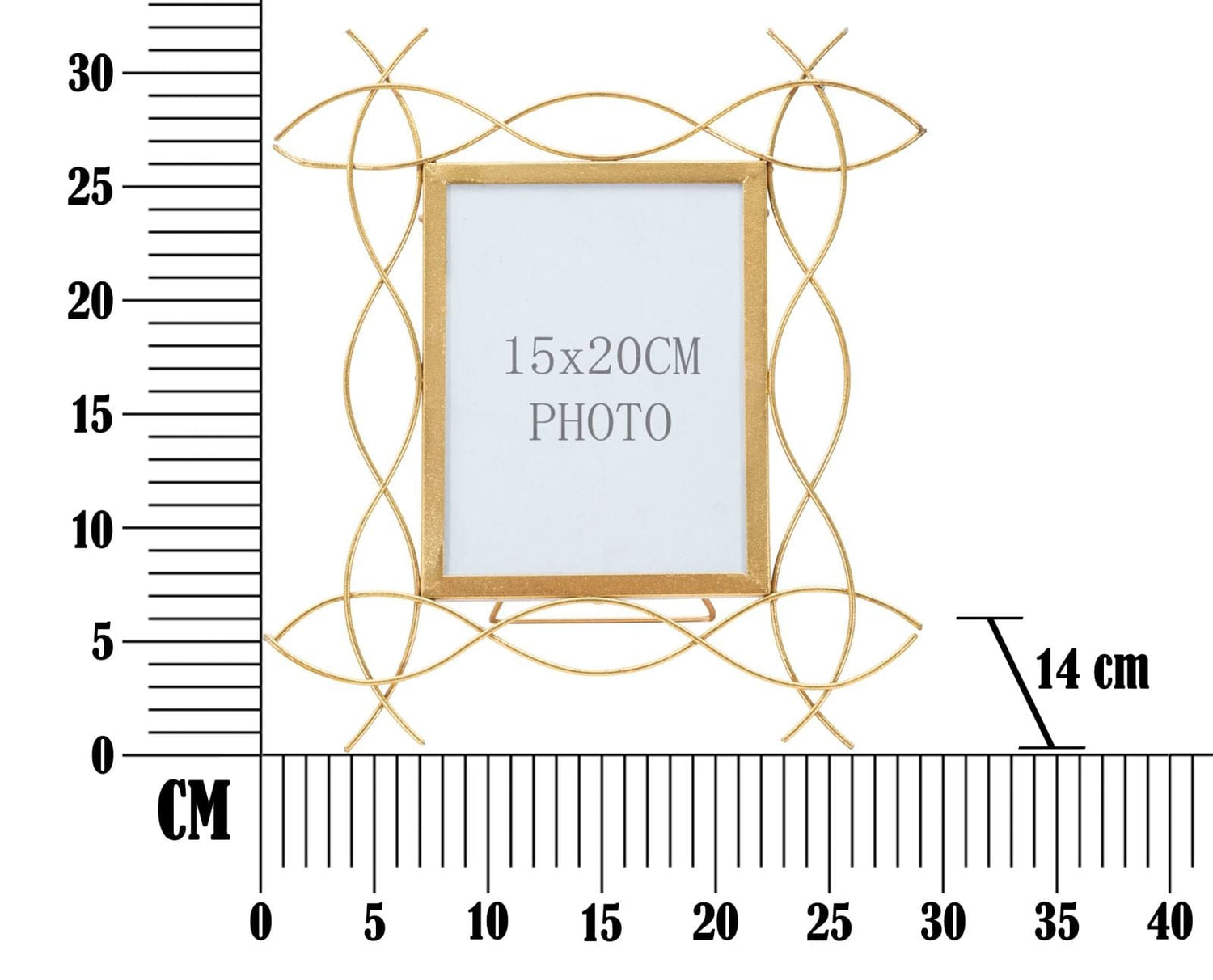 Mauro Ferretti IRON GRAME GLAM X CM 29,5X14X32 (PHOTO SIZE 15X20)