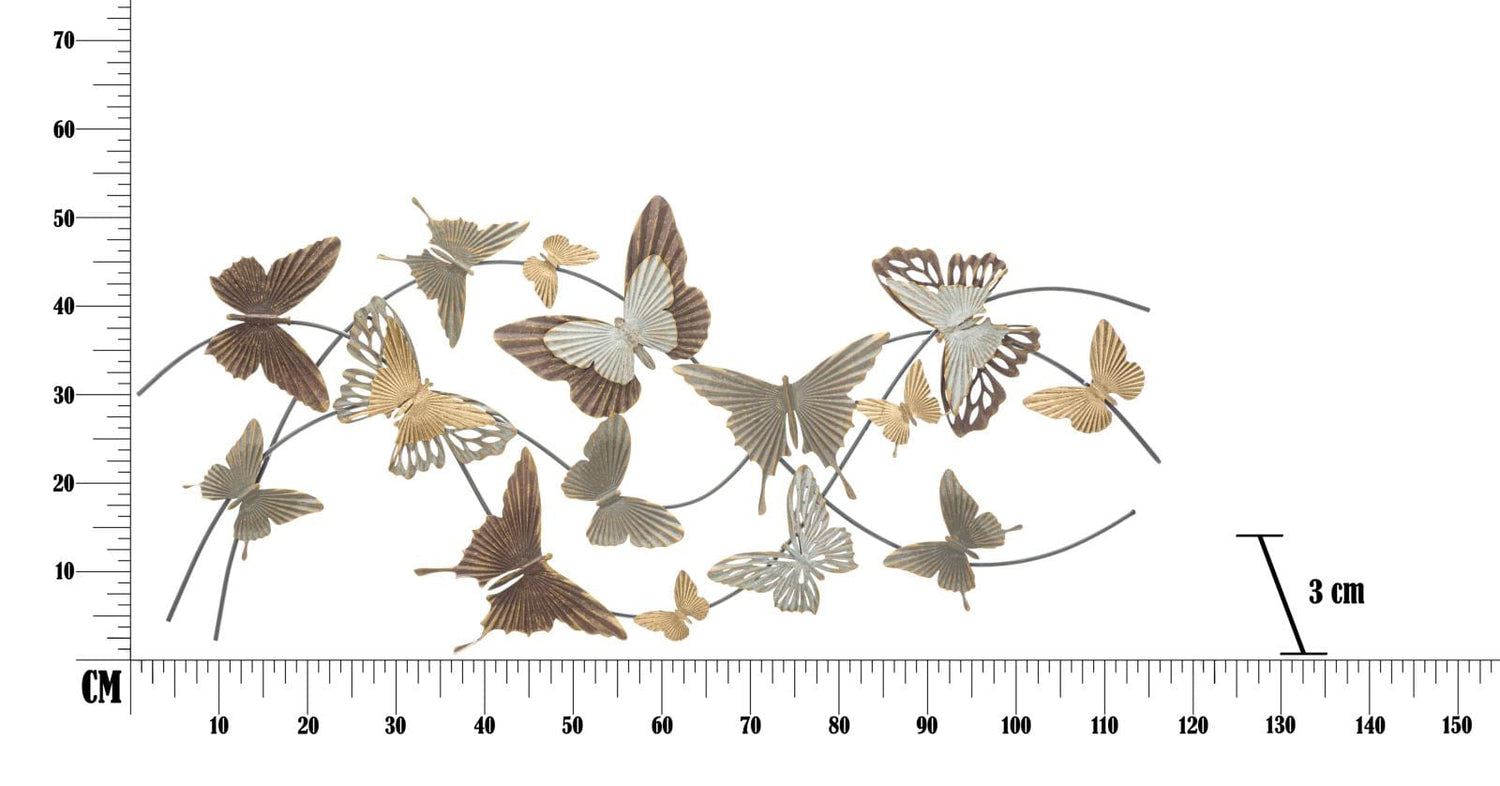 Mauro Ferretti IRON PANEL BUTTERFLY SMART CM 118X3X52