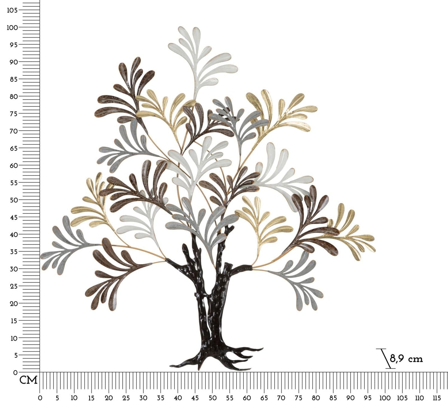Mauro Ferretti IRON WALL PANEL ALBERO LIXY CM 97,2X8,9X100,3