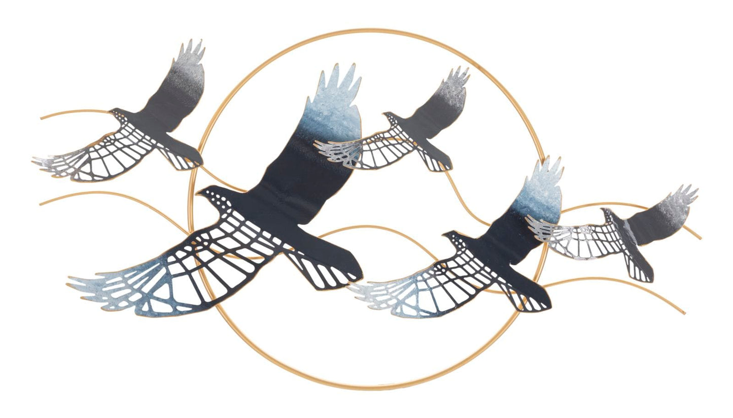 Mauro Ferretti IRON WALL PANEL BIRD CM 91X7X50