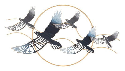 Mauro Ferretti IRON WALL PANEL BIRD CM 91X7X50
