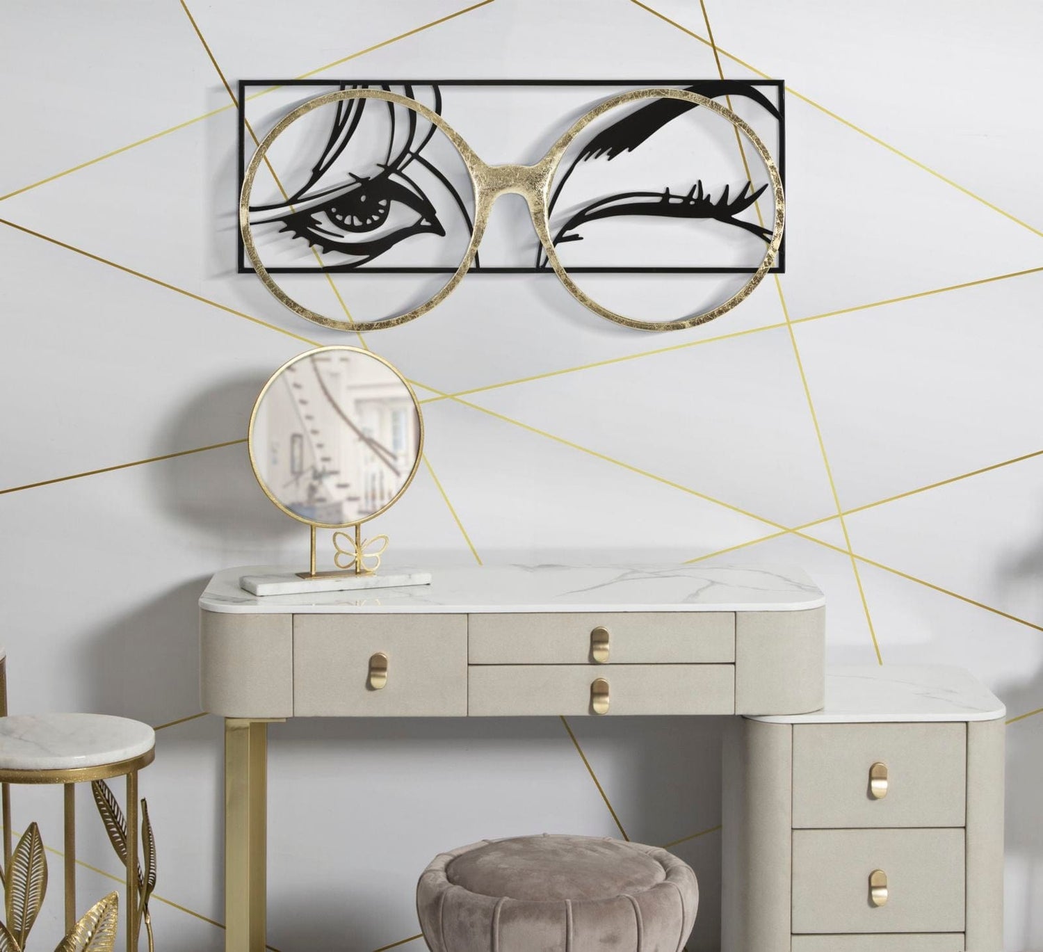 Mauro Ferretti IRON WALL PANEL EYEWEAR CM 89,5X3,8X41,3