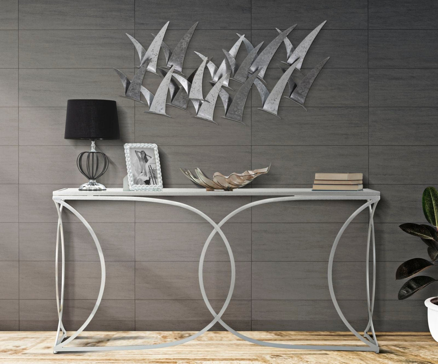 Mauro Ferretti IRON WALL PANEL GABBIANI CM 93X12,7X47,6