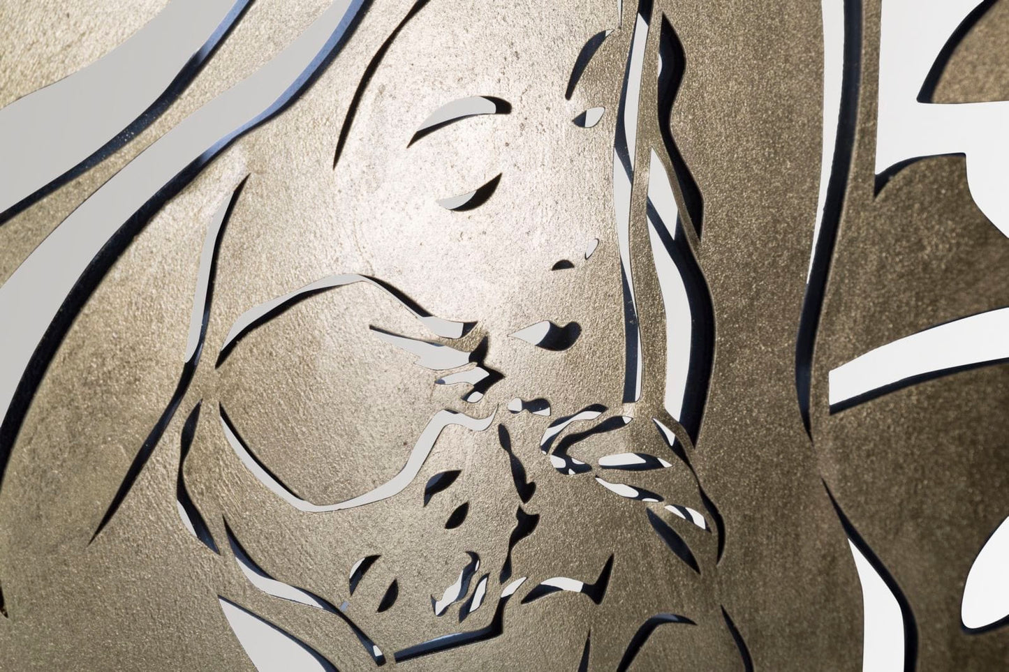 Mauro Ferretti IRON WALL PANEL GOLD CM 120X2X64