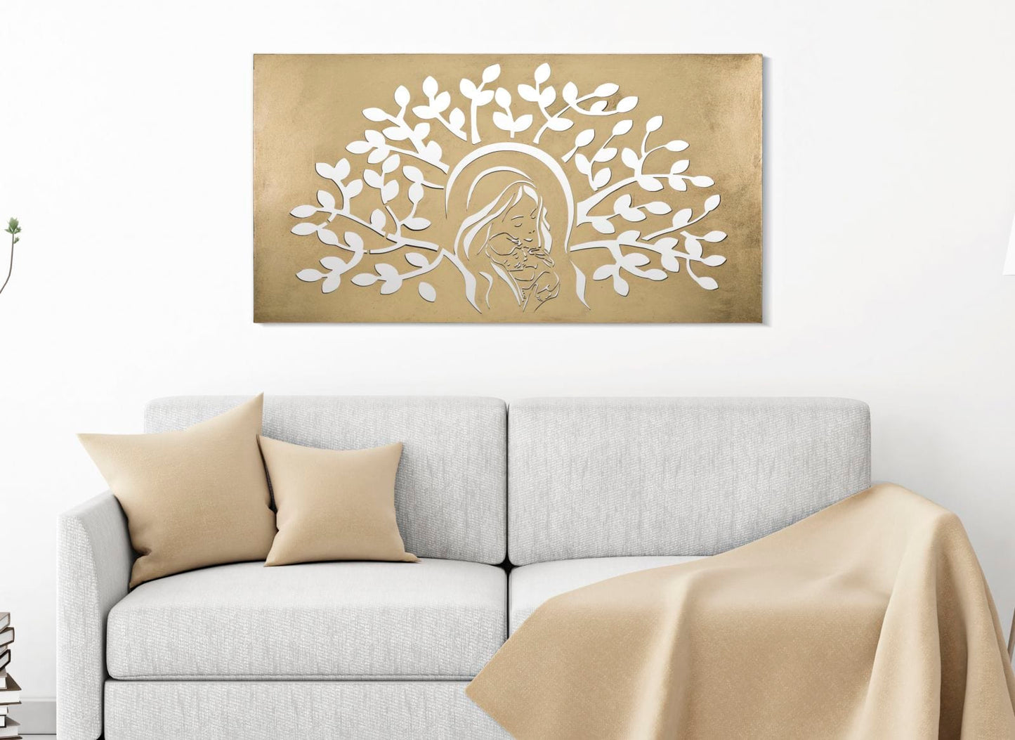 Mauro Ferretti IRON WALL PANEL GOLD CM 120X2X64