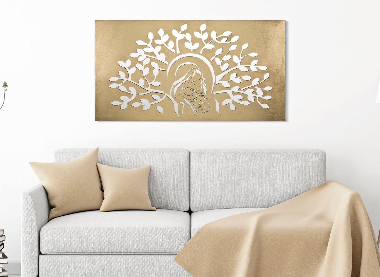 Mauro Ferretti IRON WALL PANEL GOLD CM 120X2X64