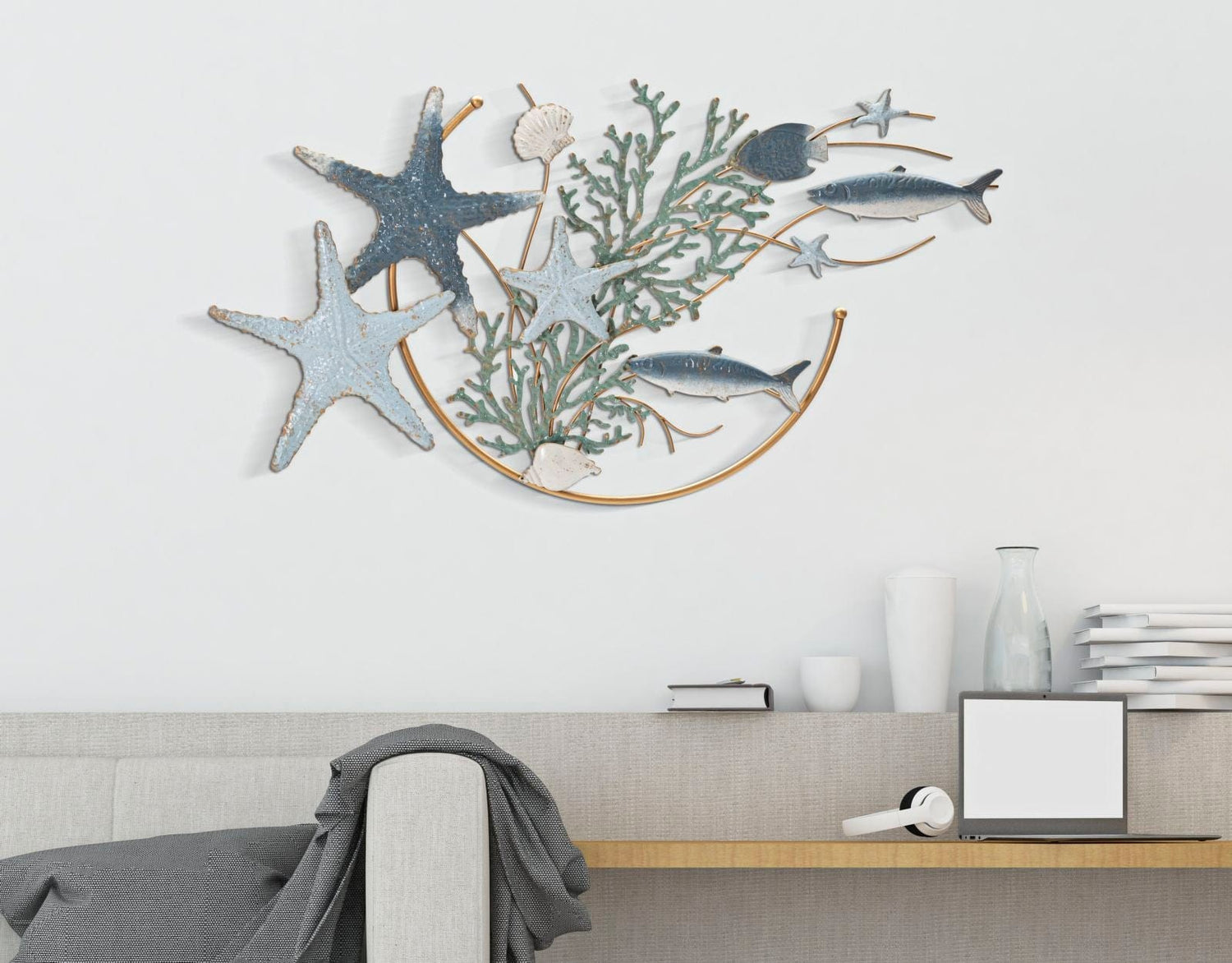 Mauro Ferretti IRON WALL PANEL SEA STAR CM 95,3X5X53,3