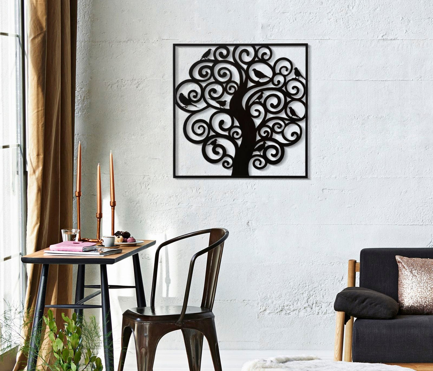 Mauro Ferretti IRON WALL PANEL THREE CM 70X1X70
