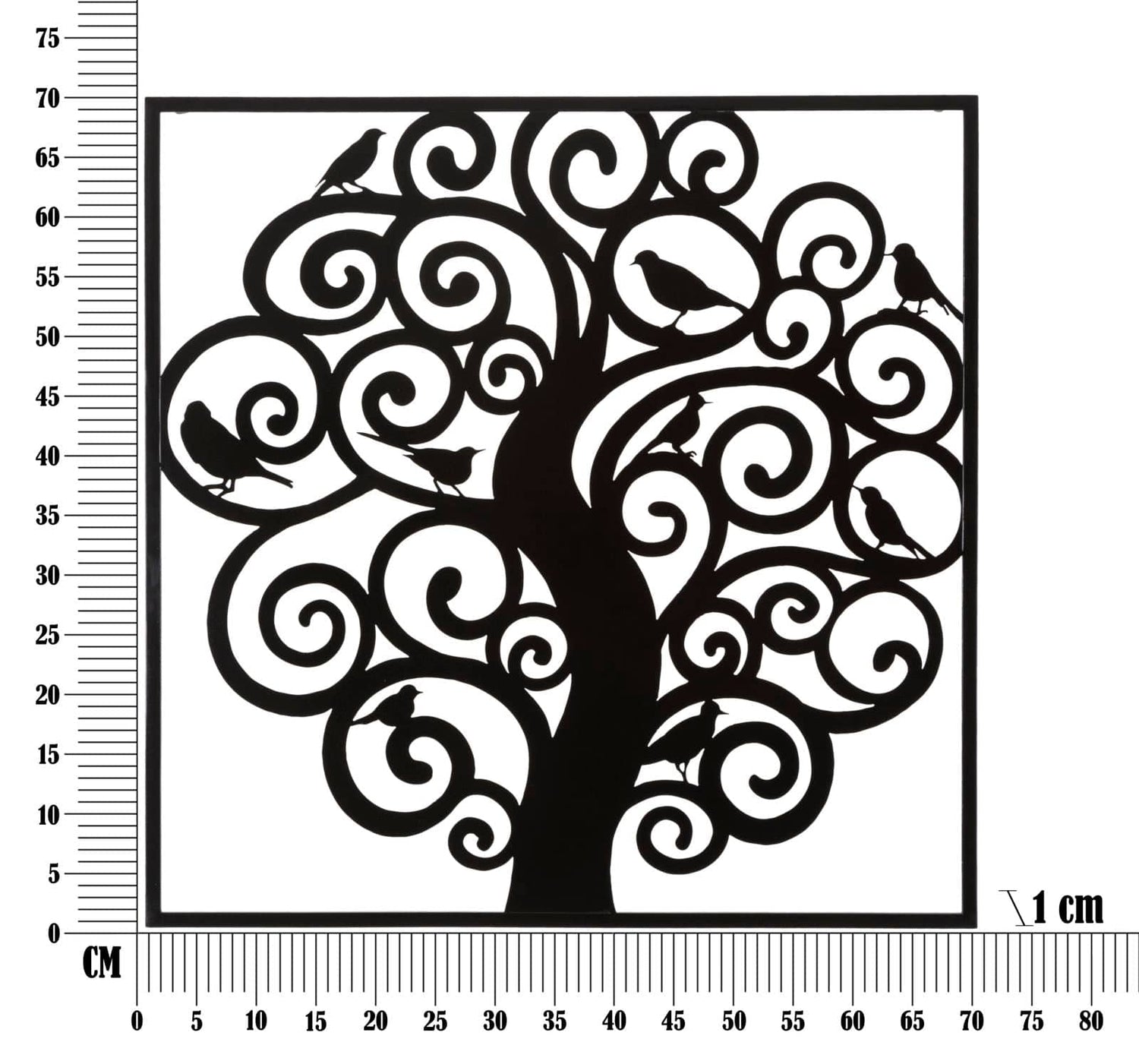 Mauro Ferretti IRON WALL PANEL THREE CM 70X1X70