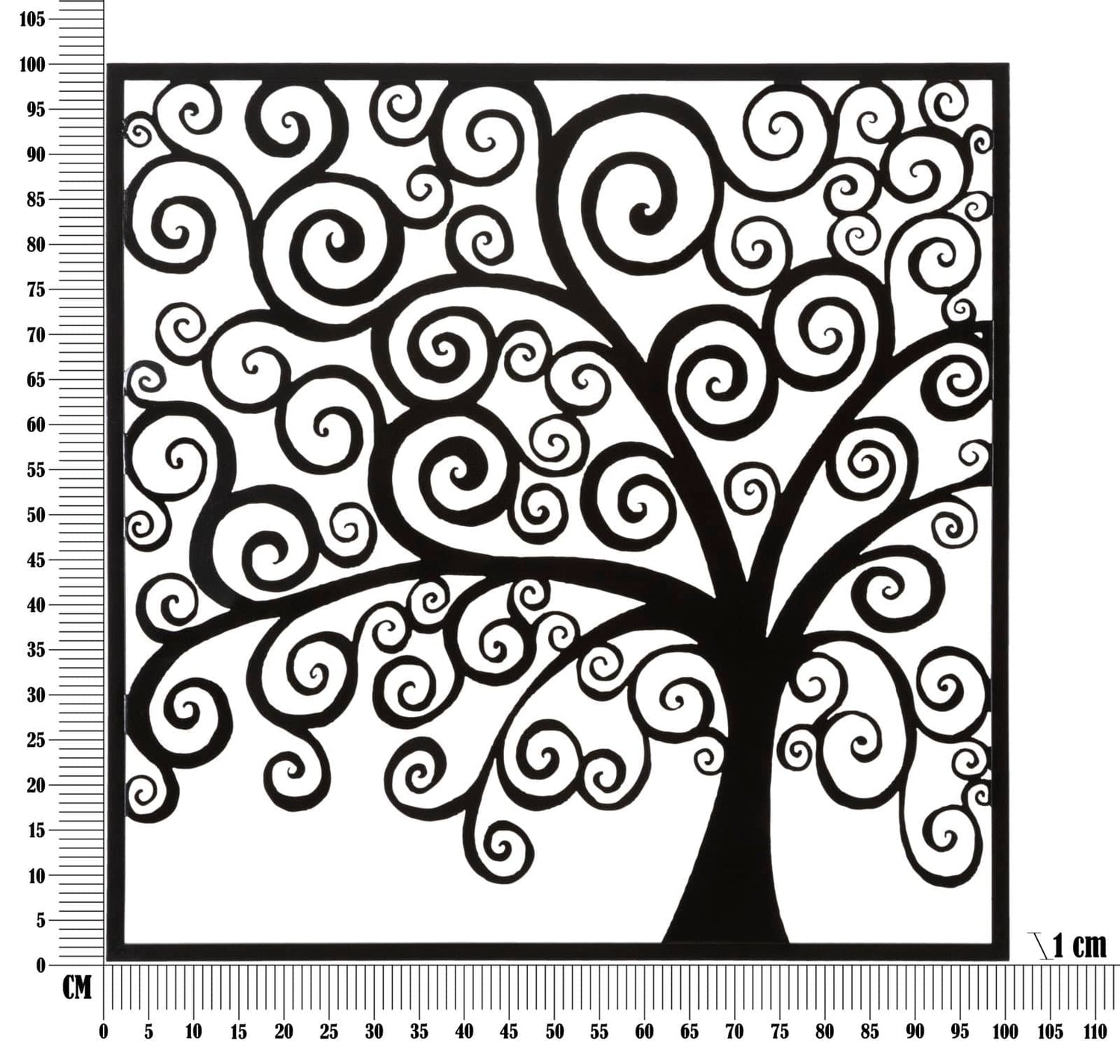 Mauro Ferretti IRON WALL PANEL THREE PLUS CM 100X1X100