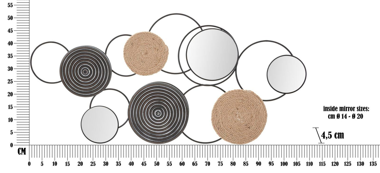 Mauro Ferretti IRON WALL PANEL TRIBY CM 
 106,5X4,5X52