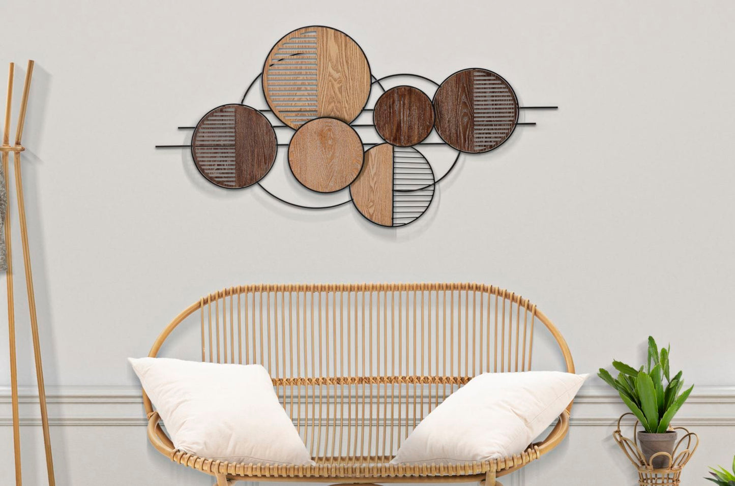 Mauro Ferretti IRON WALL PANEL WOODY CM 134X4X69,2