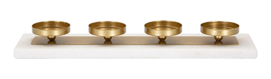 Mauro Ferretti MARBLE CANDLE HOLDER CM 40X10X5