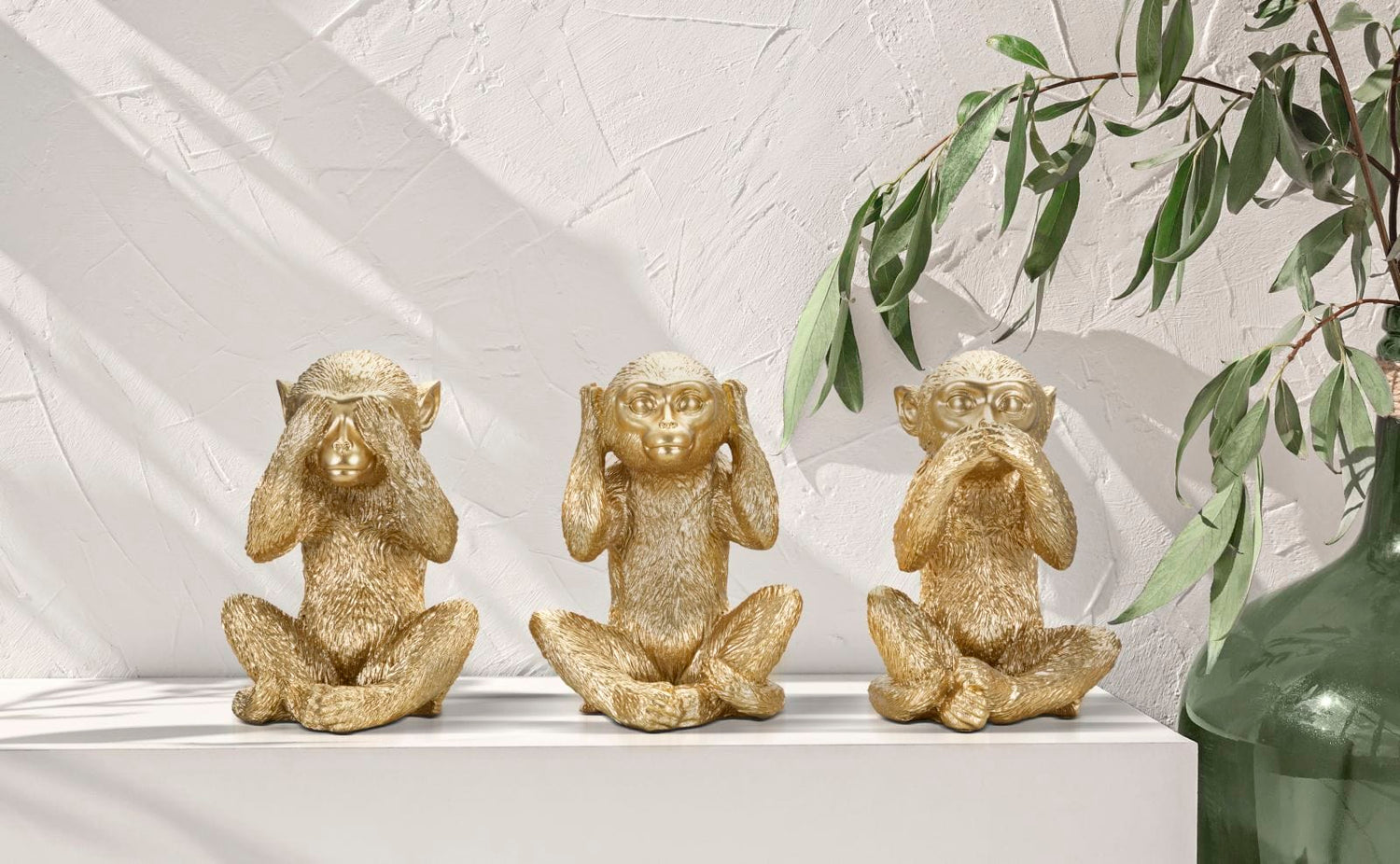 Mauro Ferretti MONKEY SET 3 PCS CM 13X14X19.5