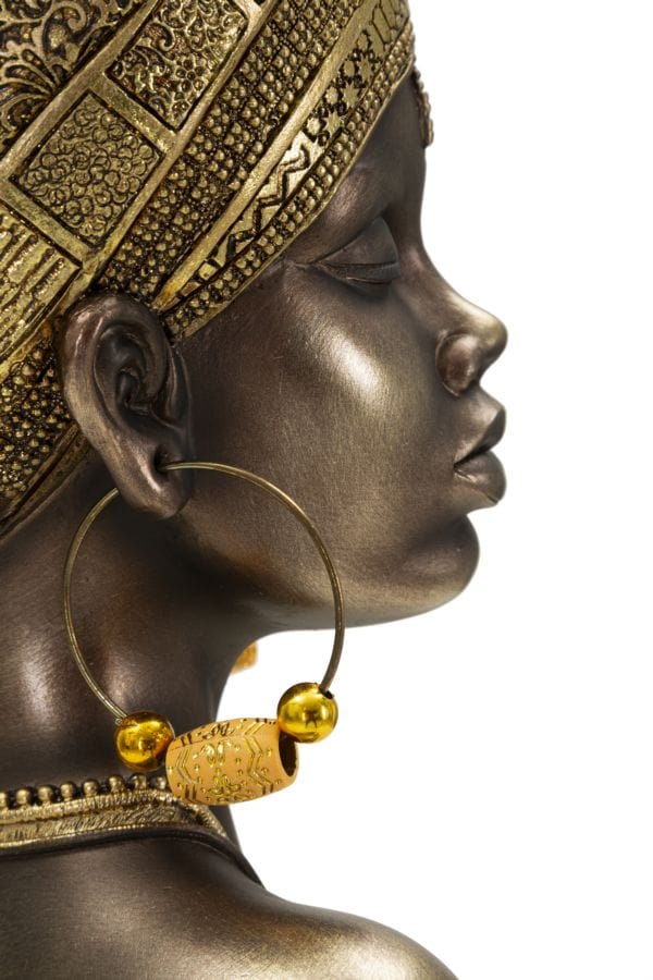 Mauro Ferretti MUMBASA STATUE CM 21X15X34
