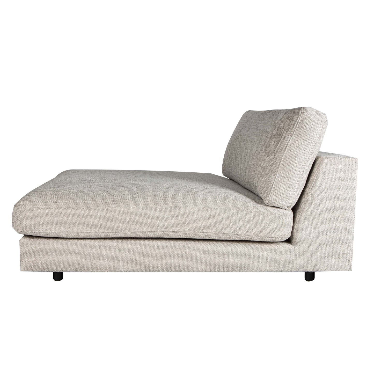 PTMD Nilla bank chaise longue zonder arm SIC Poot 15 Dove