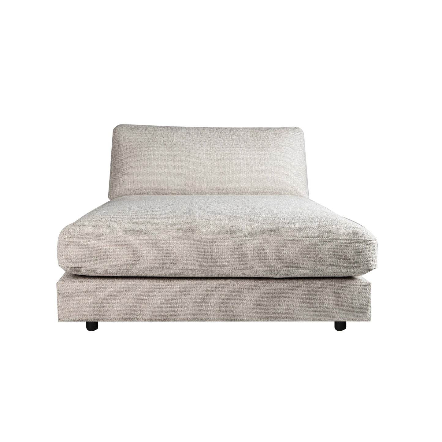 PTMD Nilla bank chaise longue zonder arm SIC Poot 15 Dove