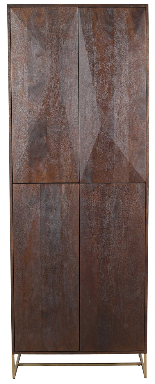PTMD Onyx Kast bruin 4 drs