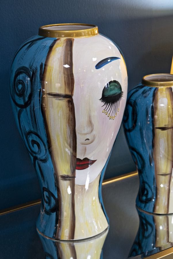 Mauro Ferretti VASE ART FACE CM Ø 28X50