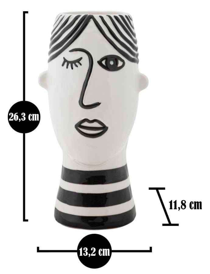 Mauro Ferretti VASE FACE CM 13,2X11,8X26,3