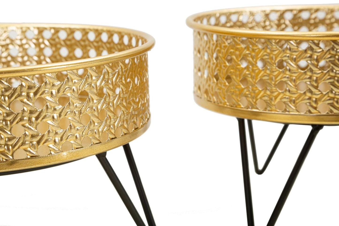 Mauro Ferretti VASE HOLDER BOSSY SET 2 PCS CM Ø 20,5X13-18X13