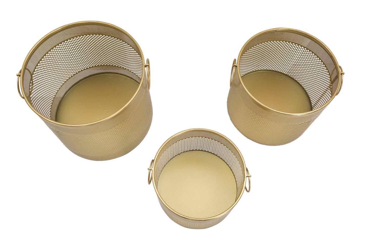 Mauro Ferretti VASE HOLDER CAGE TRIS CM Ø 40X34-35X28-30X22