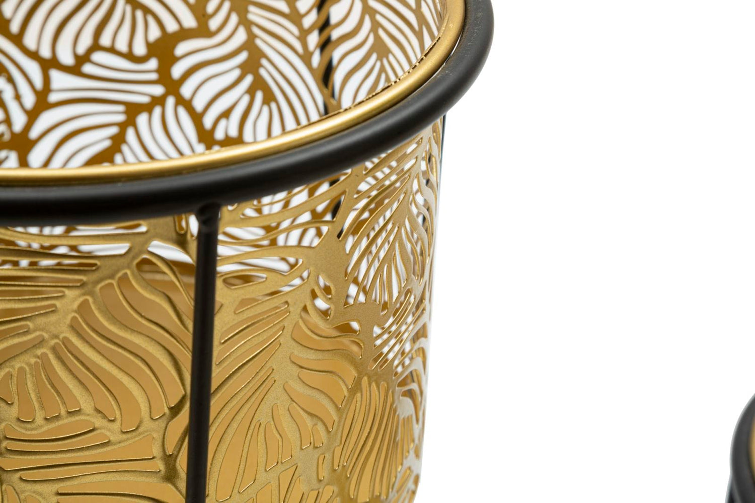 Mauro Ferretti VASE HOLDER LEAVY SET 2 PCSCM Ø 21X40-19X22