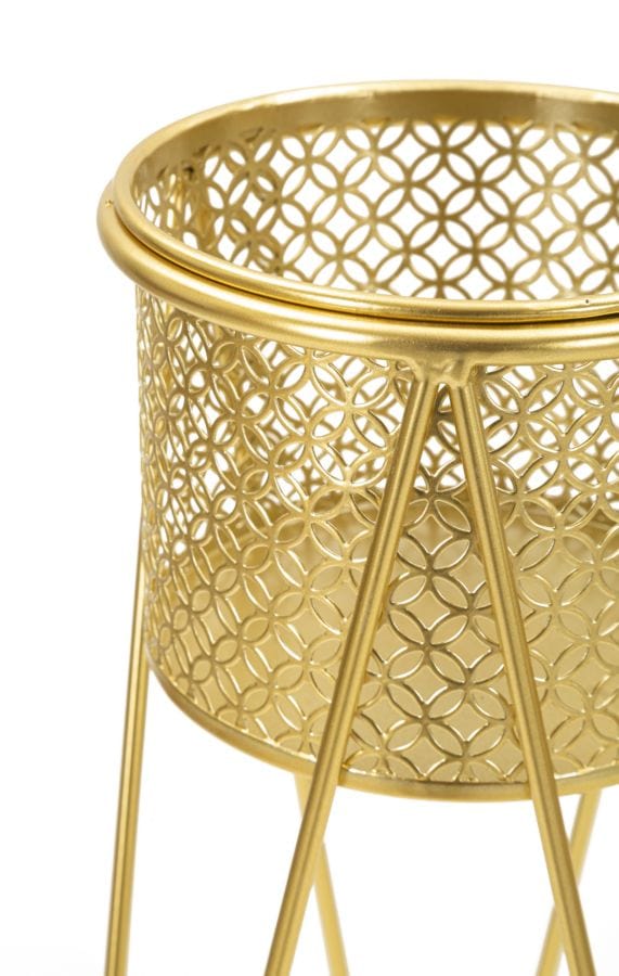 Mauro Ferretti VASE HOLDER NAT SET 2 PCS CM 21X20X46-18X18X32