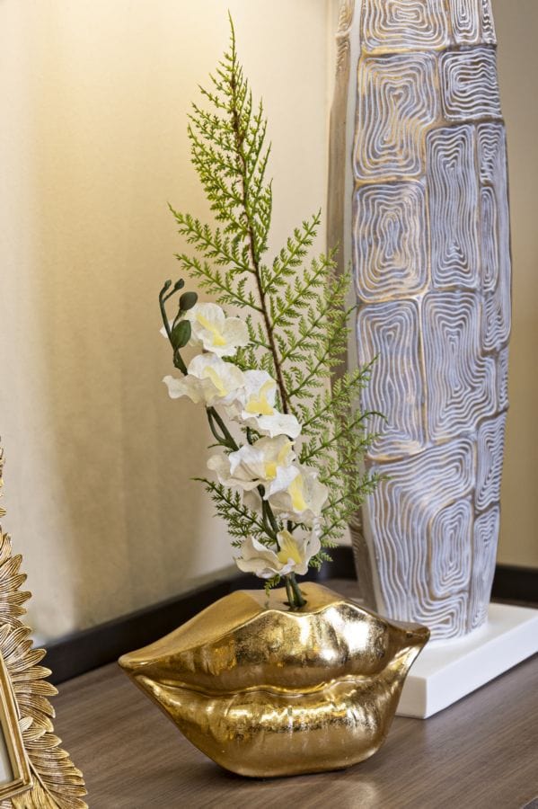 Mauro Ferretti VASE MOUTH LIP CM 23X8X12