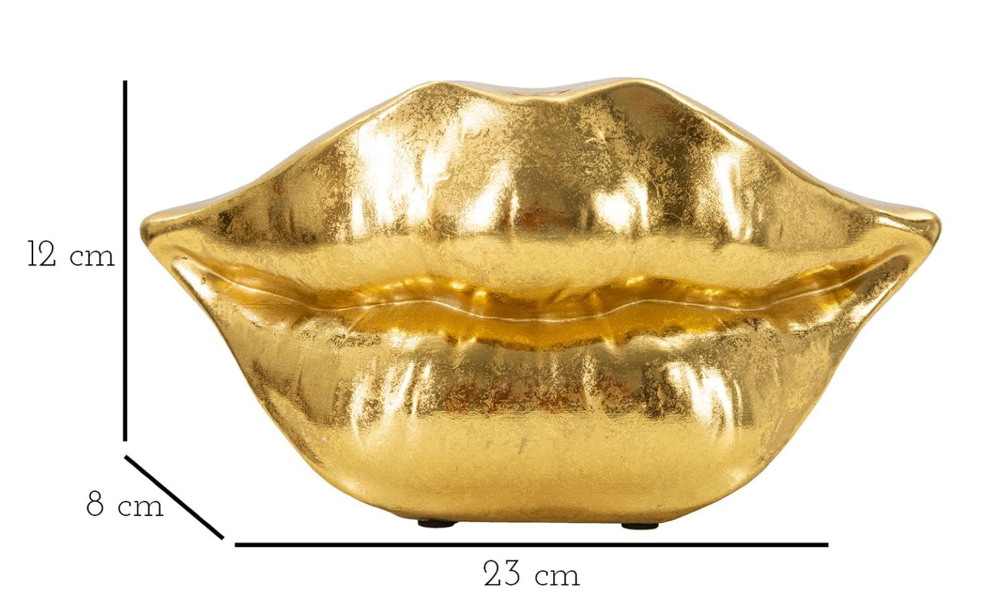 Mauro Ferretti VASE MOUTH LIP CM 23X8X12