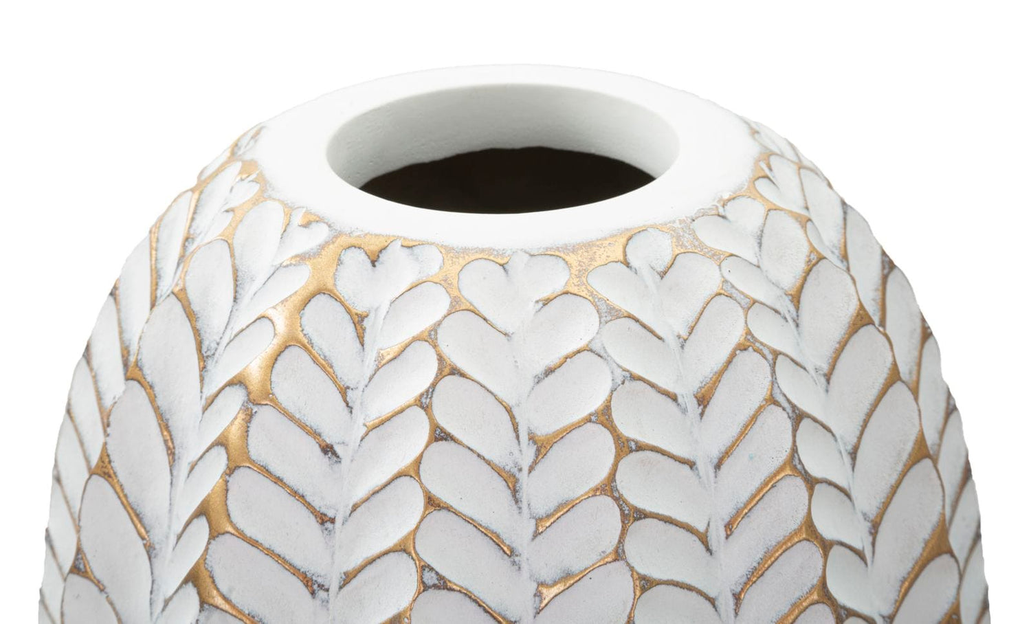 Mauro Ferretti VASE RESINA LEAF CM Ø 20X67