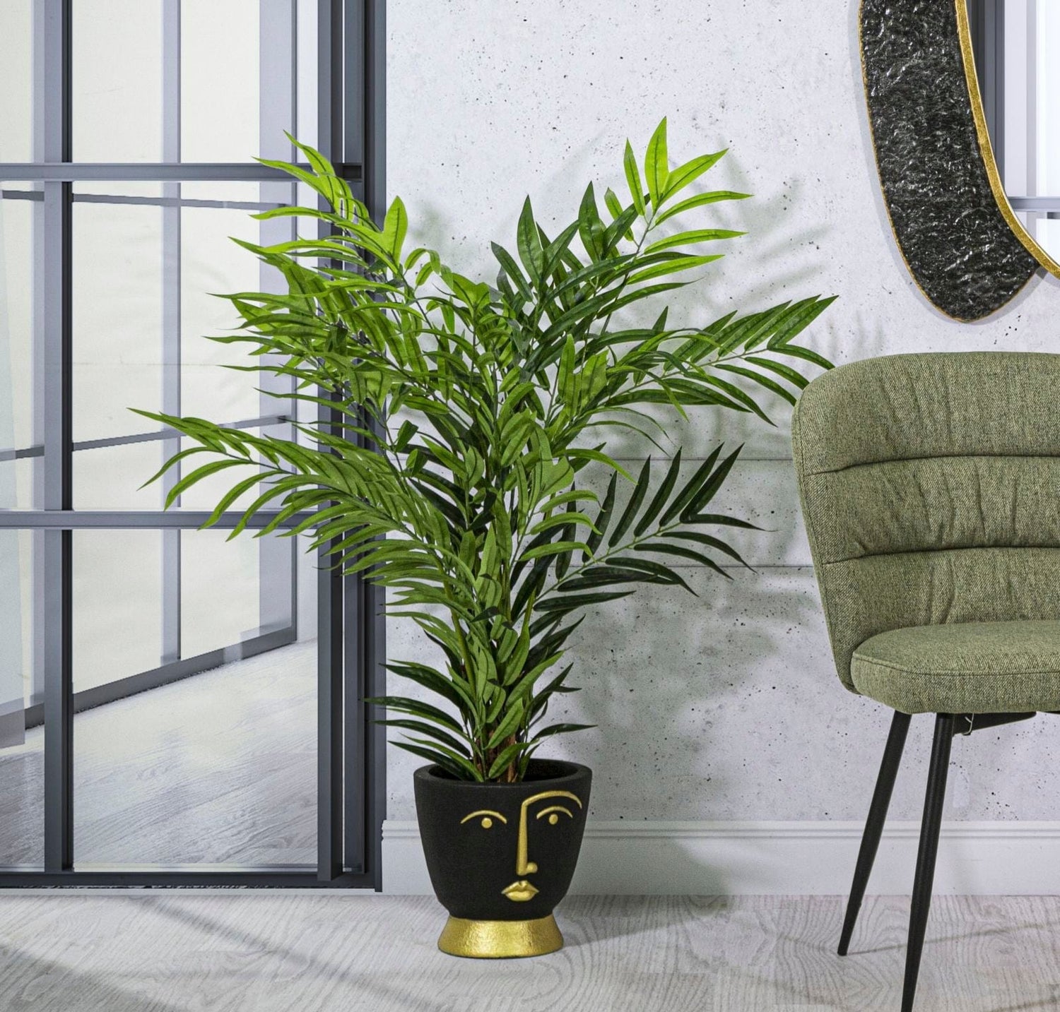 Mauro Ferretti VASE TRIBAL -B- CM Ø 25X25