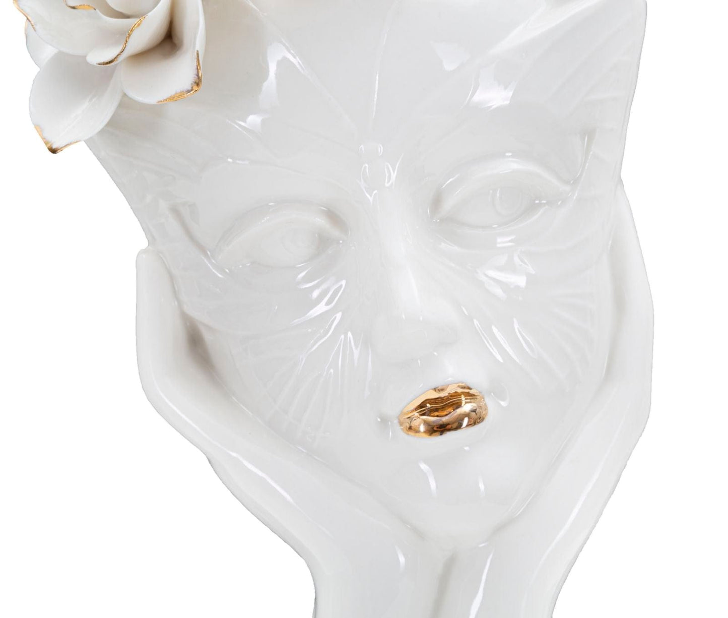 Mauro Ferretti VASE WOMAN MASK CM 16,5X14X27,3