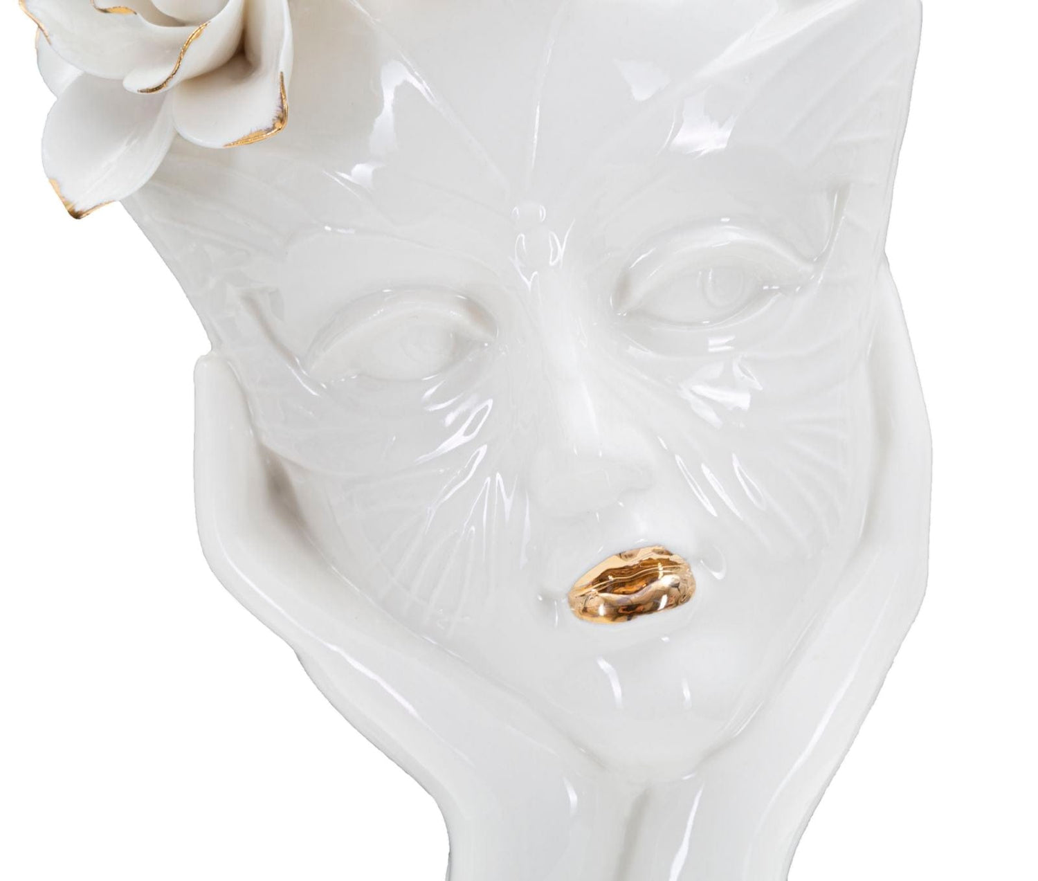 Mauro Ferretti VASE WOMAN MASK CM 16,5X14X27,3