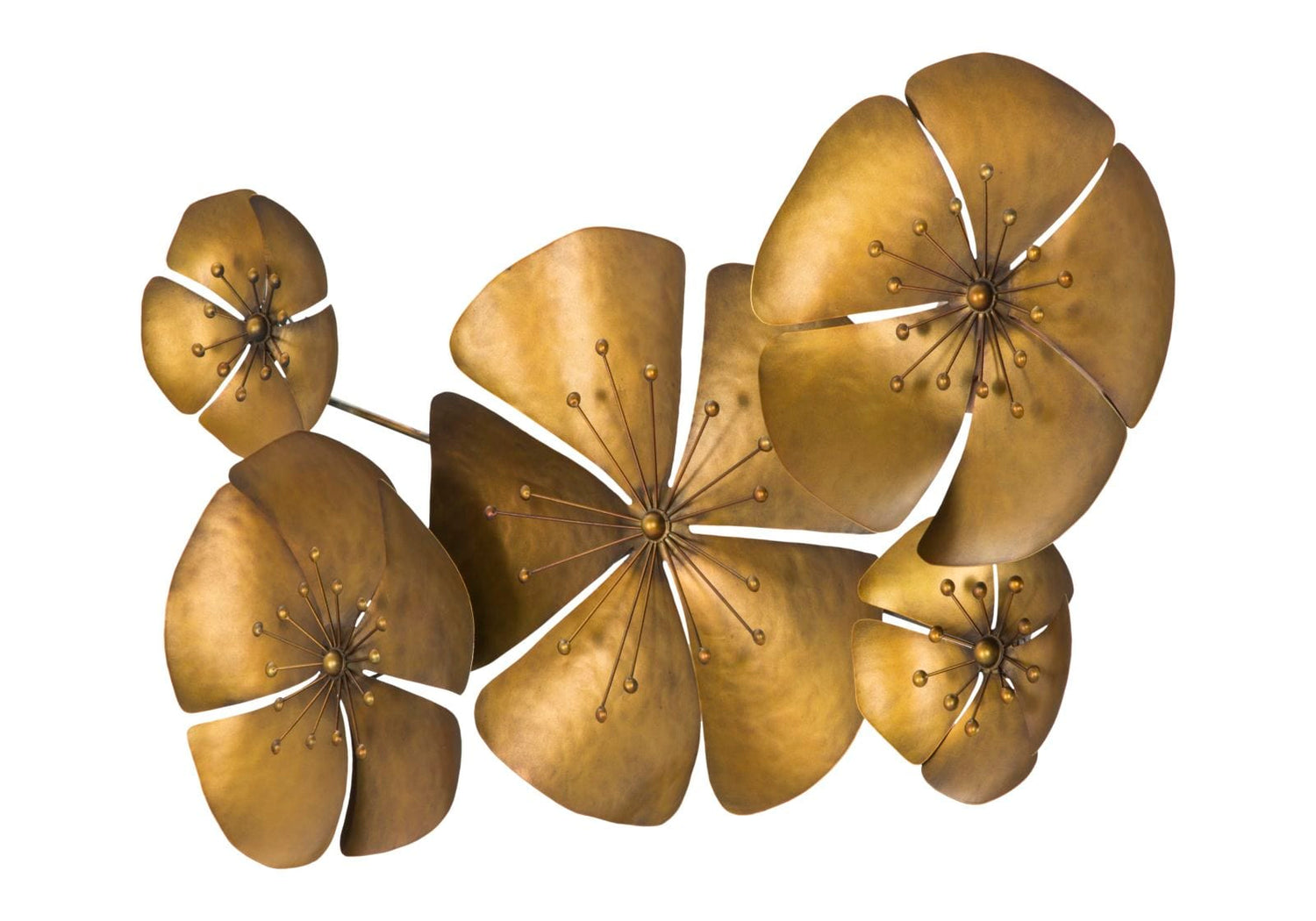 Mauro Ferretti WALL DECOR FLOWER GOLDY -A- CM 94X6X50