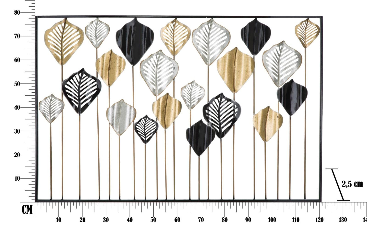 Mauro Ferretti WALL DECOR LEX -A- CM 120X2,5X78,5