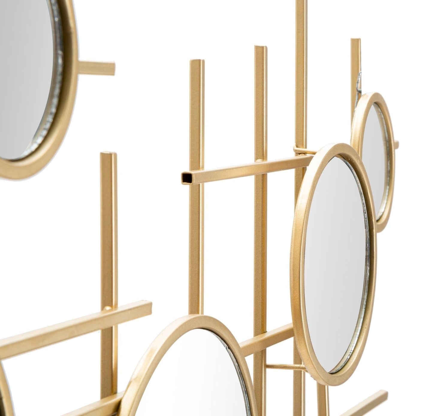 Mauro Ferretti WALL MIRROR GLOXY CM 117X4,5X61 (MIRROR CM Ø 18-13-8)