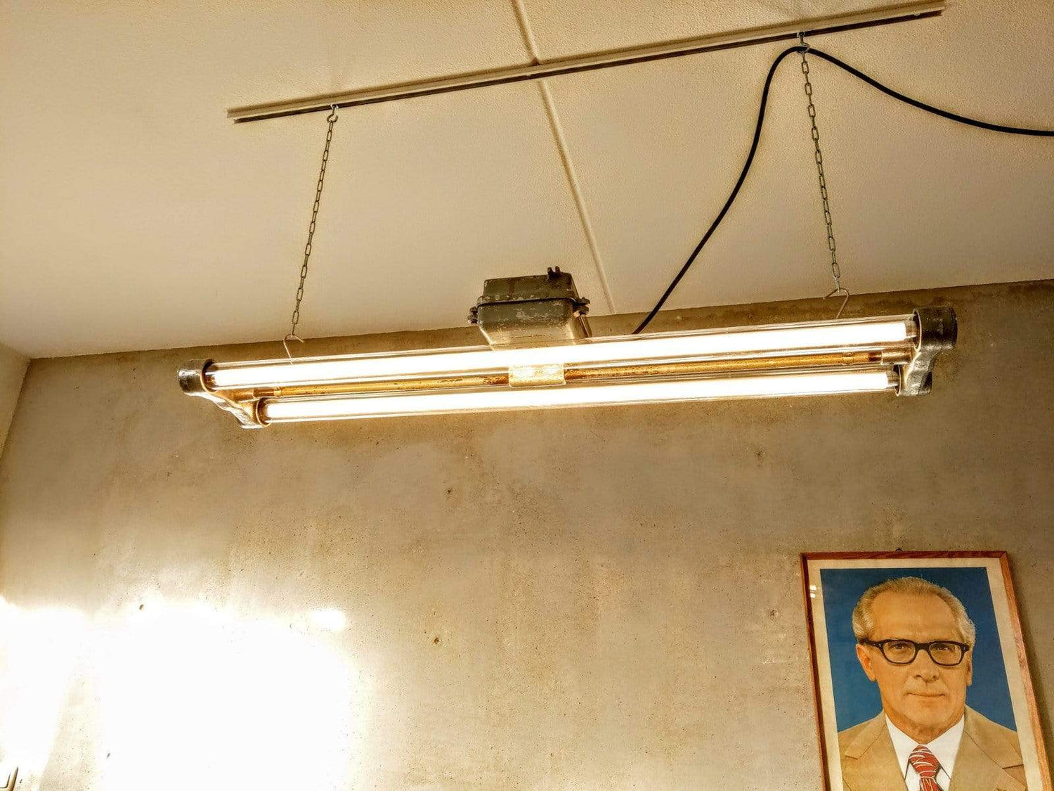 Industriële bunkerlamp | IndustrieelHuys.nl.