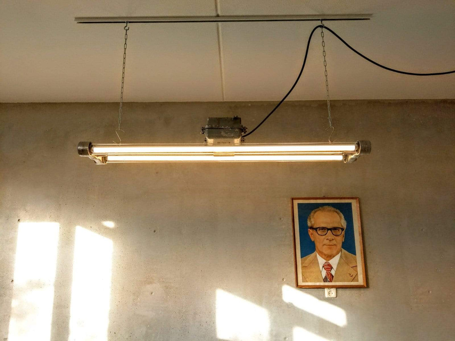 Industriële bunkerlamp | IndustrieelHuys.nl.